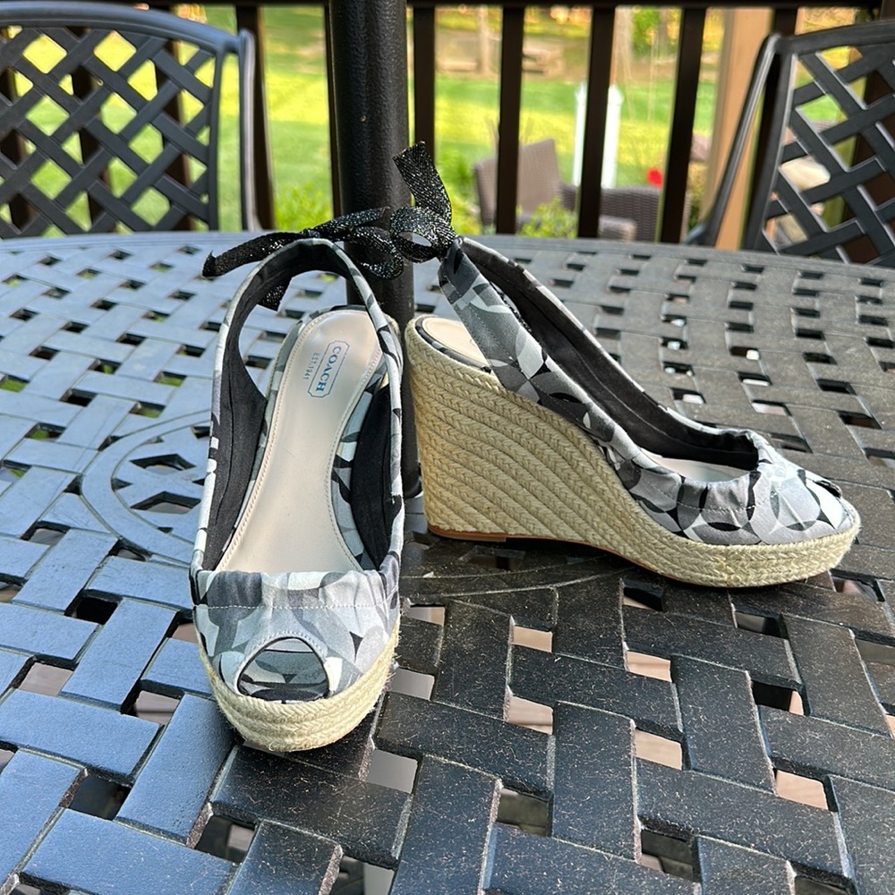 Coach Wedges Size 7.5